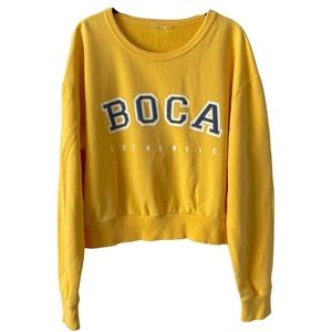 Vintage BOCA 100% Cotton retro sweatshirt 80s 90s